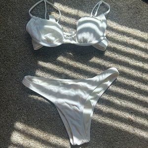 White bikini